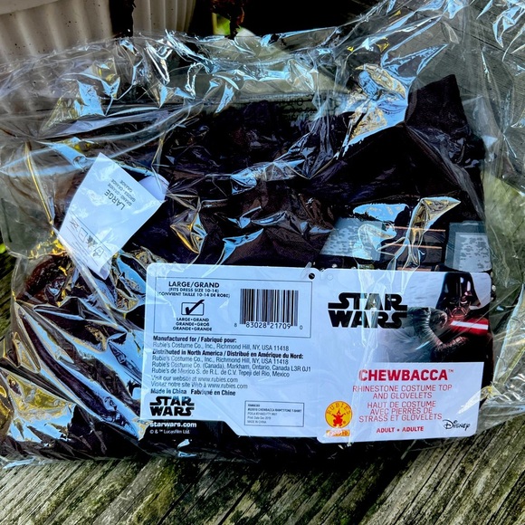 Chewbacca Costume Adult Women’s Size M Brown Rubie’s Halloween - Picture 2 of 2